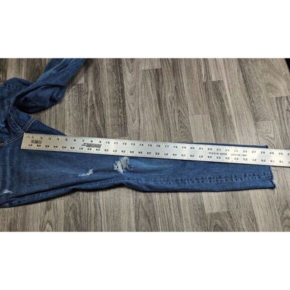 (3/$35) Universal Thread Size 6/28 R Mid Rise Skinny Distressed Denim Blue Jeans - Picture 10 of 12